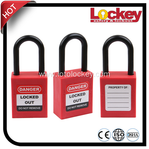 Nylon Shackle High Security Master Key Padlock